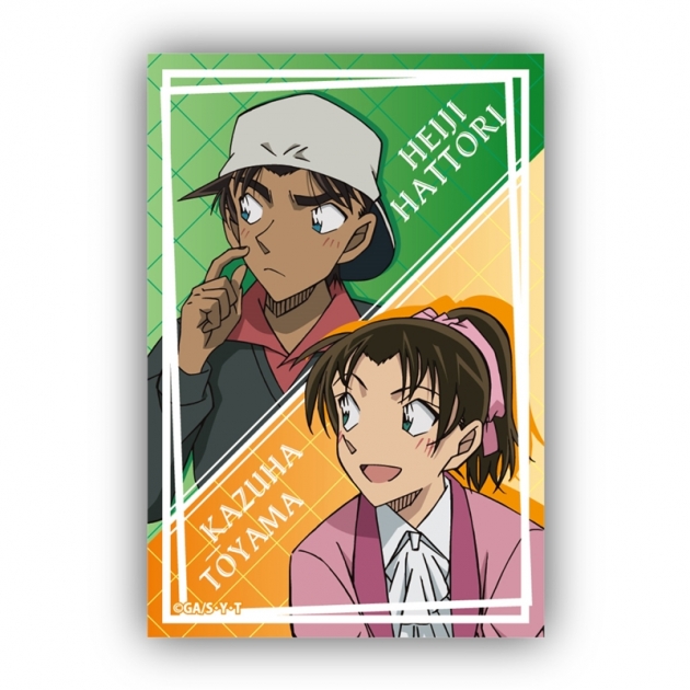 【グッズ-バッチ】名探偵コナン スクエア型缶バッジVol.4 服部平次&遠山和葉
