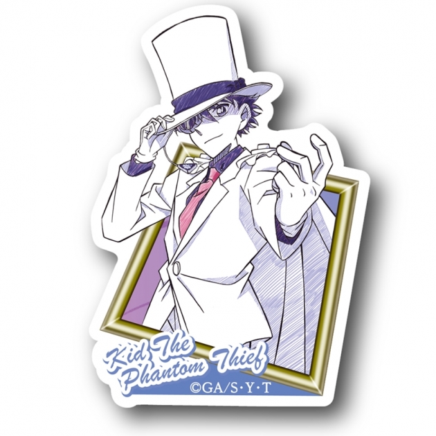 【グッズ-ステッカー】名探偵コナン ペンシルアート ステッカーコレクションVol.3 怪盗キッド
