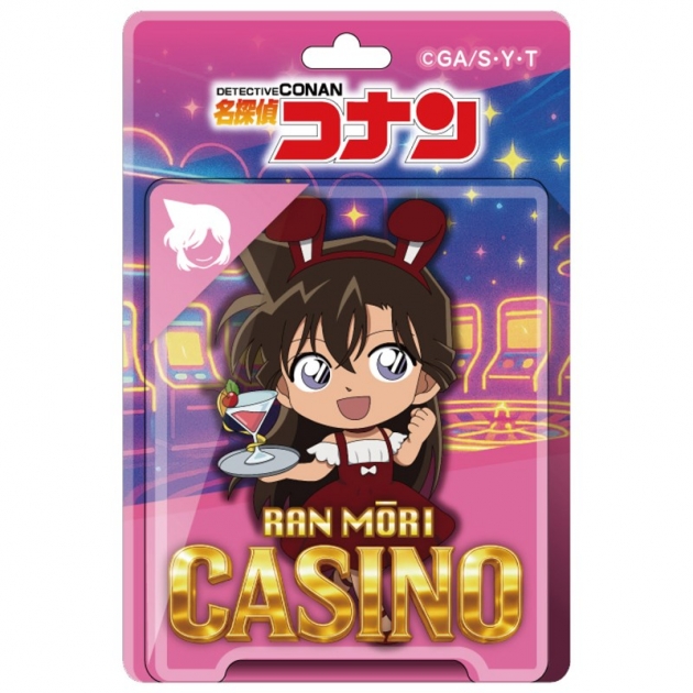 【グッズ-キーホルダー】名探偵コナン ブリスターパッケージ風アクリルボールチェーン カジノコレクション 毛利蘭

