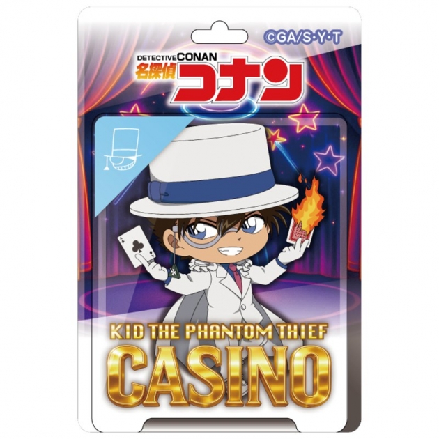 【グッズ-キーホルダー】名探偵コナン ブリスターパッケージ風アクリルボールチェーン カジノコレクション 怪盗キッド
