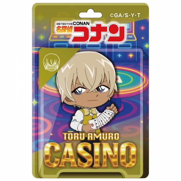 【グッズ-キーホルダー】名探偵コナン ブリスターパッケージ風アクリルボールチェーン カジノコレクション 安室透
