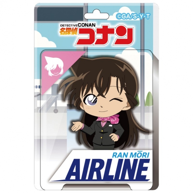 【グッズ-キーホルダー】名探偵コナン ブリスターパッケージ風アクリルボールチェーン エアラインコレクション 毛利蘭
