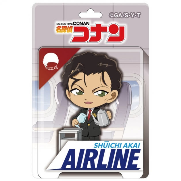【グッズ-キーホルダー】名探偵コナン ブリスターパッケージ風アクリルボールチェーン エアラインコレクション 赤井秀一
