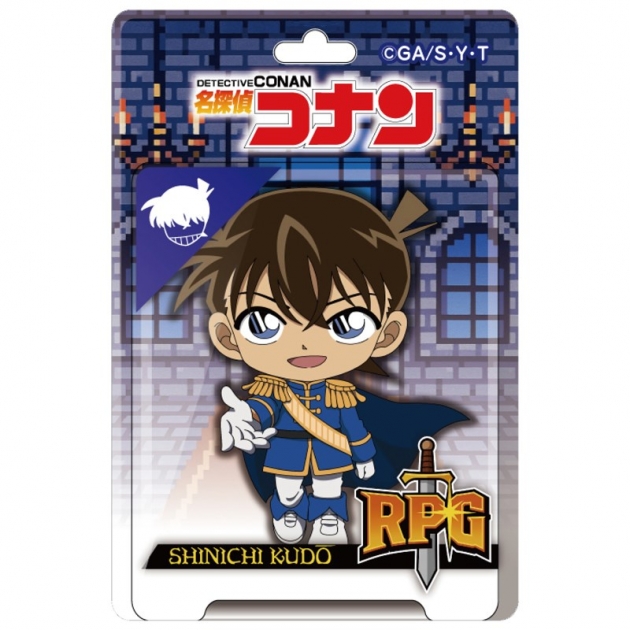 【グッズ-キーホルダー】名探偵コナン ブリスターパッケージ風アクリルボールチェーン RPGコレクション 工藤新一
