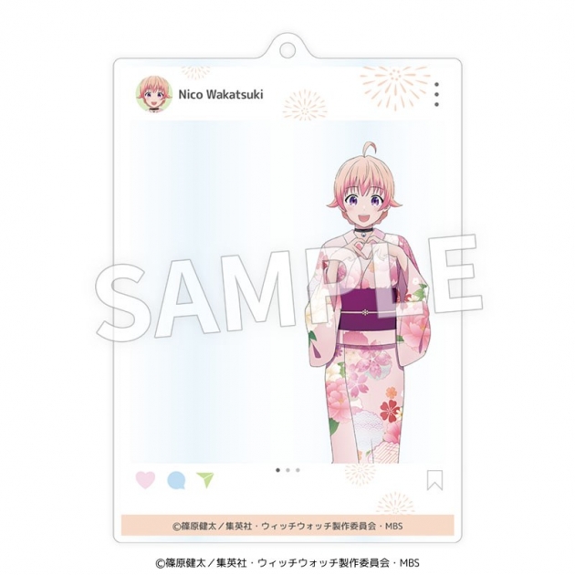 【グッズ-キーホルダー】TVアニメ『ウィッチウォッチ』 SNS風アクリルキーホルダー 若月 ニコ
