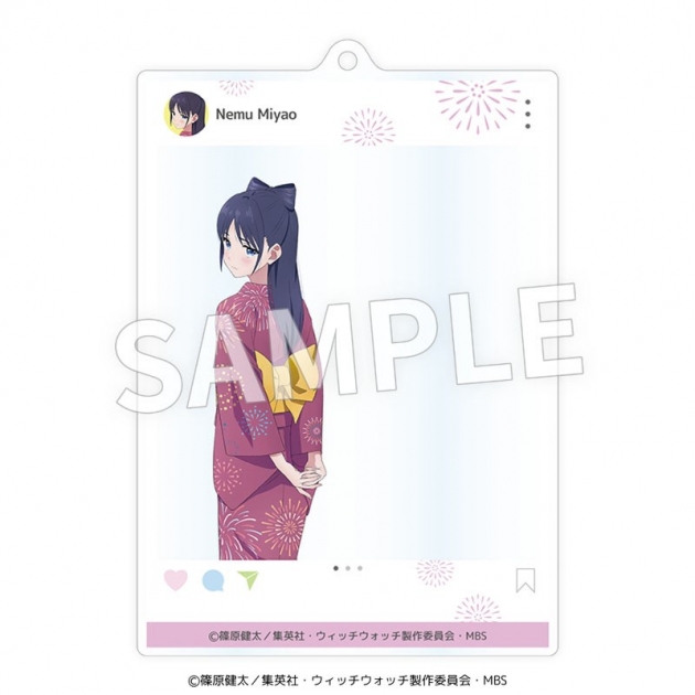 【グッズ-キーホルダー】TVアニメ『ウィッチウォッチ』 SNS風アクリルキーホルダー 宮尾 音夢
