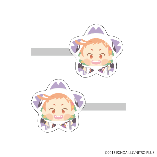 【グッズ-クリップ】わんぱく!刀剣乱舞 前髪クリップ2個セット04/いわとおし
