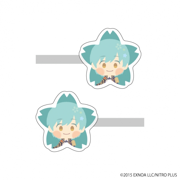 【グッズ-クリップ】わんぱく!刀剣乱舞 前髪クリップ2個セット12/いちごひとふり
