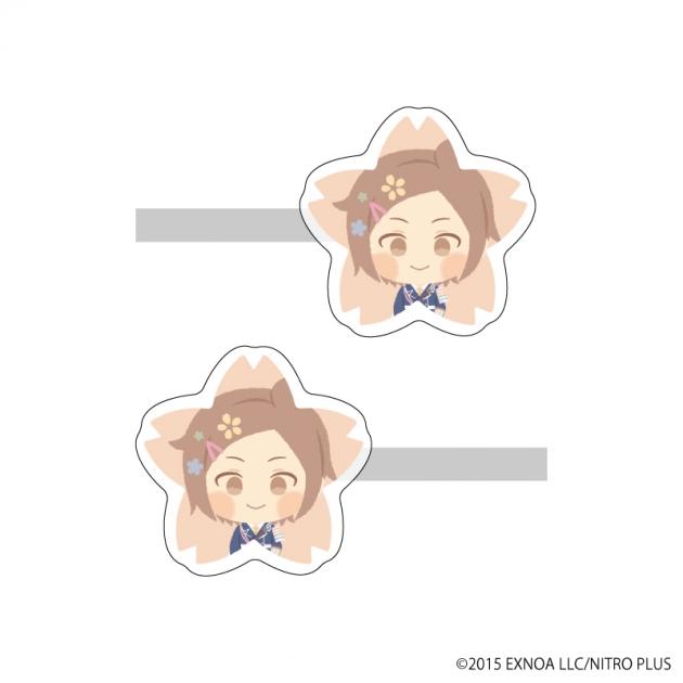 【グッズ-クリップ】わんぱく!刀剣乱舞 前髪クリップ2個セット23/ほうちょうとうしろう
