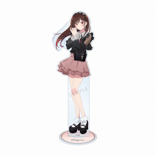 【グッズ-スタンドポップ】TVアニメ『彼女、お借りします』 描き下ろし 水原千鶴 ガーリーファッションver. 特大アクリルスタンド
