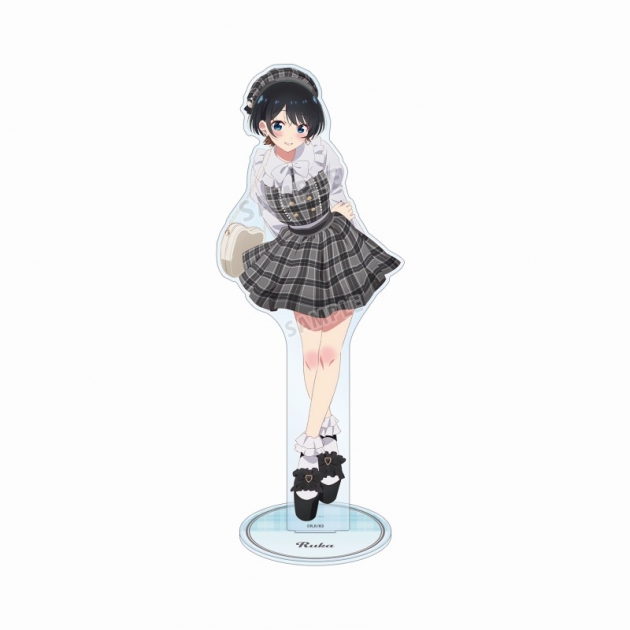 【グッズ-スタンドポップ】TVアニメ『彼女、お借りします』 描き下ろし 更科瑠夏 ガーリーファッションver. 特大アクリルスタンド
