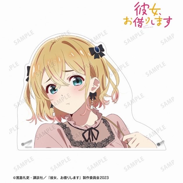 【グッズ-置きもの】TVアニメ『彼女、お借りします』 描き下ろし 七海麻美 ガーリーファッションver. 特大ダイカットアクリルパネル
