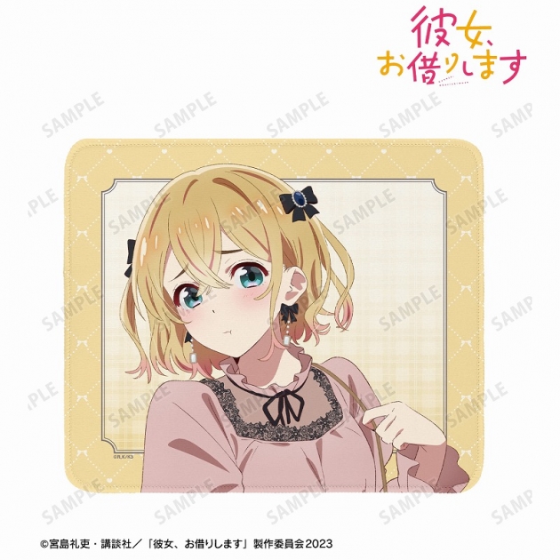 【グッズ-マウスパッド】TVアニメ『彼女、お借りします』 描き下ろし 七海麻美 ガーリーファッションver. マウスパッド
