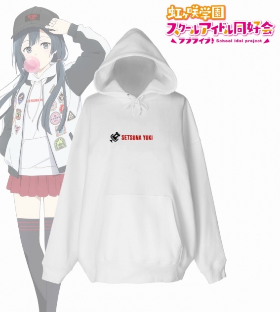 【グッズ-ジャンパー・コート】ラブライブ!虹ヶ咲学園スクールアイドル同好会 (ニジガク) arti-mate 着用BIGシルエット刺繍パーカー 優木 せつ菜 描き下ろし おそろいコーデver. vol.2レディース(サイズ/Free)【アニメイト限定】
