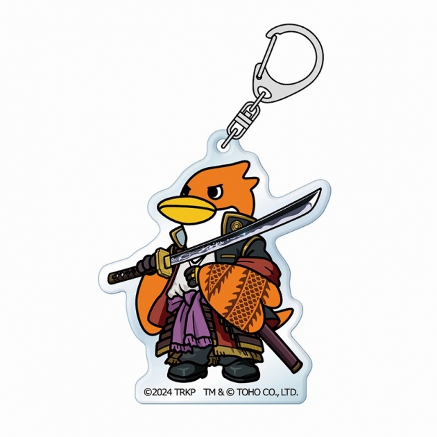 【グッズ-キーホルダー】刀剣乱舞 廻 -々伝 近し侍らうものら- ちびゴジラコラボ アクリルキーホルダー 大倶利伽羅&ちびラドン
