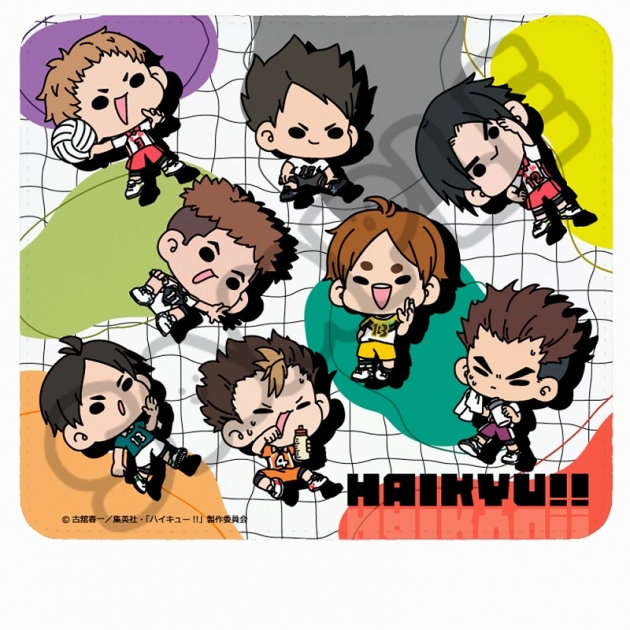 【グッズ-マウスパッド】ハイキュー!! みんなmochocho化大作戦!第4弾 マウスパッド M-NA(集合)
