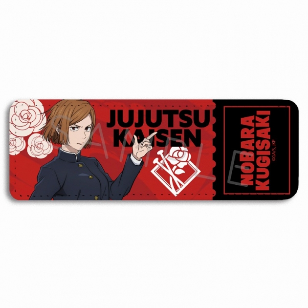【グッズ-バッチ】呪術廻戦 レザーバッジ (ロング) TC(釘崎野薔薇)
