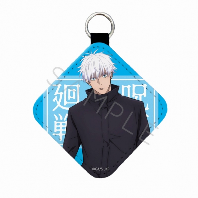 【グッズ-チャーム】呪術廻戦 レザーチャーム TH(五条悟)
