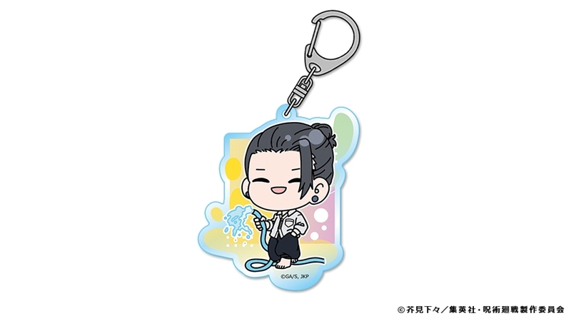 【グッズ-キーホルダー】呪術廻戦 懐玉・玉折 mochocho アクリルキーホルダー 夏油傑 プール掃除Ver.
