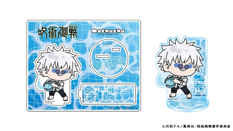 【グッズ-スタンドポップ】呪術廻戦 懐玉・玉折 mochocho アクリルスタンド 五条悟 プール掃除Ver.
