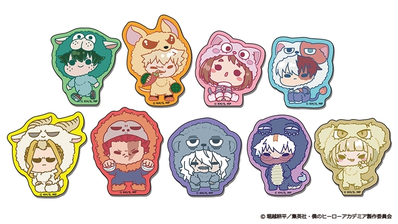 【グッズ-ステッカー】僕のヒーローアカデミア アニマルmochocho トレーディングステッカー【全9種】
