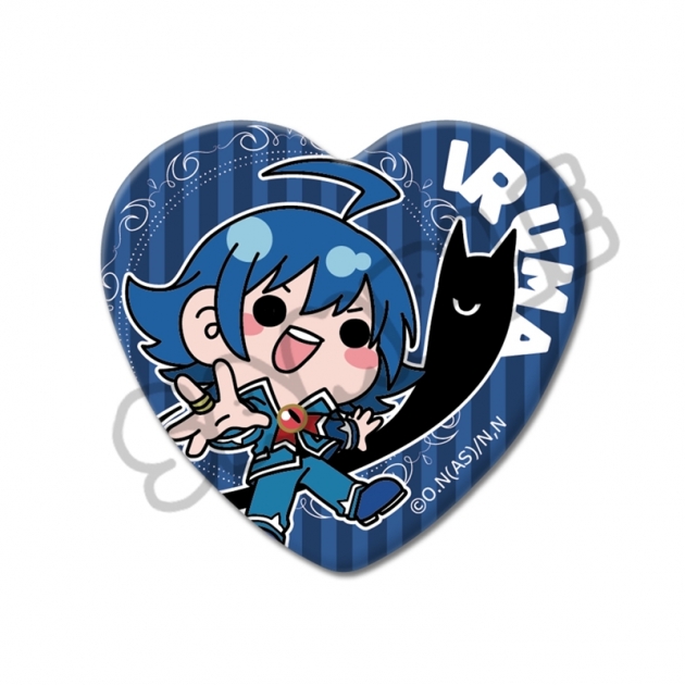 【グッズ-バッチ】アニメ『魔入りました!入間くん』 ハート型缶バッジ MA(鈴木入間)
