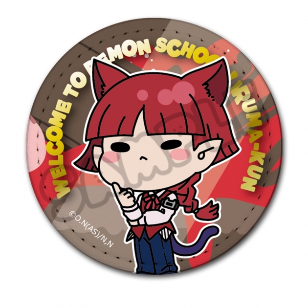 【グッズ-バッチ】アニメ『魔入りました!入間くん』 レザーバッジ(丸形) MF(オペラ)
