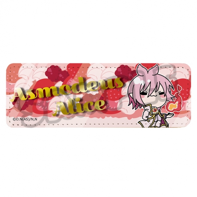 【グッズ-バッチ】アニメ『魔入りました!入間くん』 レザーバッジ(ロング) MB(アスモデウス・アリス)

