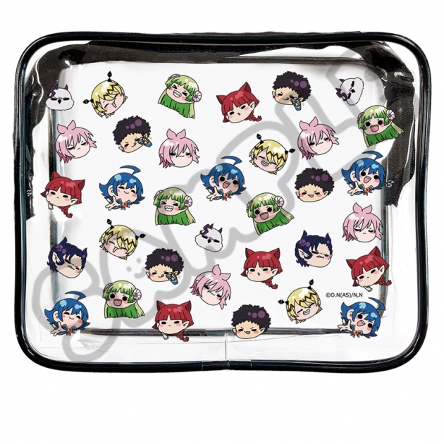 【グッズ-ポーチ】アニメ『魔入りました!入間くん』 クリアポーチ MB(総柄A)
