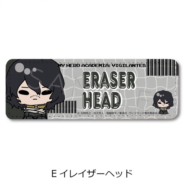 【グッズ-バッチ】TVアニメ『ヴィジランテ -僕のヒーローアカデミア ILLEGALS-』 レザーバッジ(ロング) E(イレイザーヘッド)
