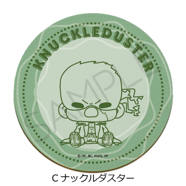 【グッズ-コースター】TVアニメ『ヴィジランテ -僕のヒーローアカデミア ILLEGALS-』 レザーコースター C(ナックルダスター)
