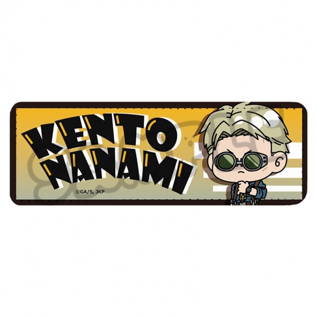 【グッズ-バッチ】TVアニメ「呪術廻戦」 レザーバッジ (ロング) M-TG(七海建人)
