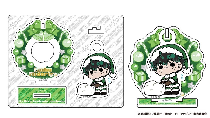 【グッズ-スタンドポップ】僕のヒーローアカデミア クリスマスmochocho アクリルスタンド 緑谷出久
