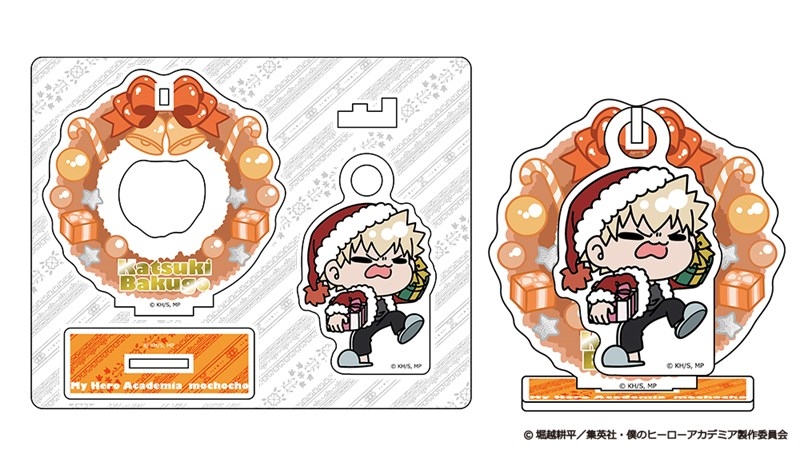 【グッズ-スタンドポップ】僕のヒーローアカデミア クリスマスmochocho アクリルスタンド 爆豪勝己
