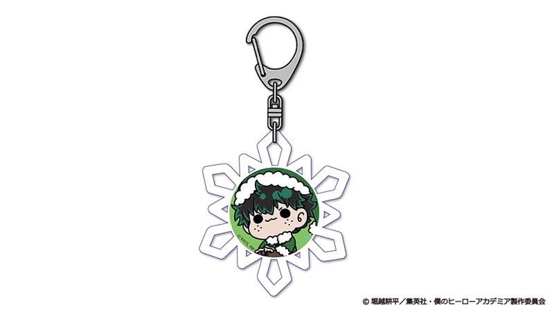 【グッズ-キーホルダー】僕のヒーローアカデミア クリスマスmochocho アクリルキーホルダー 緑谷出久

