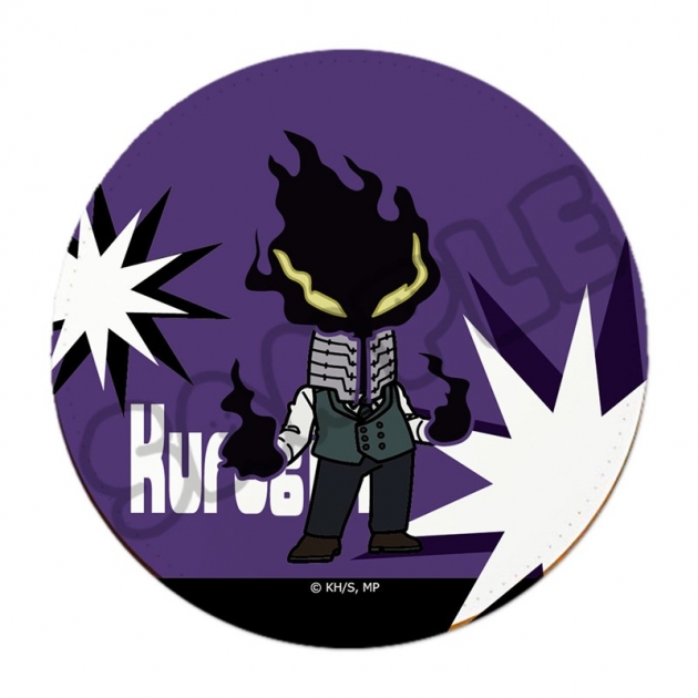 【グッズ-コースター】TVアニメ『僕のヒーローアカデミア』 みんなmochocho化大作戦!第7弾 レザーコースター M-OG(黒霧)
