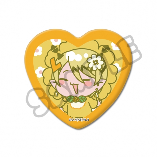 【グッズ-バッチ】アニメ『魔入りました!入間くん』 ハート型缶バッジ M-SD(シャックス・リード)
