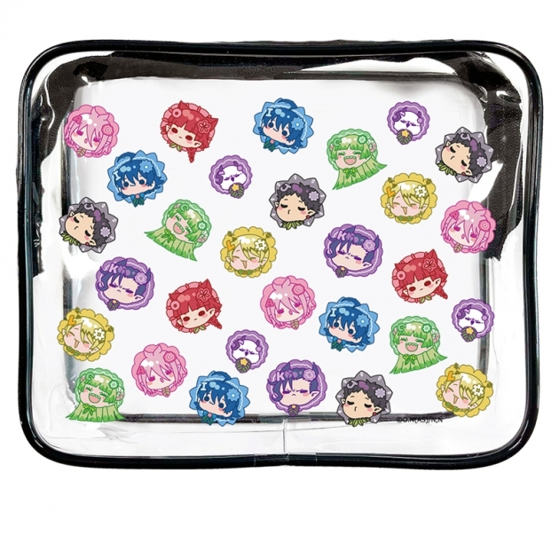 【グッズ-ポーチ】アニメ『魔入りました!入間くん』 クリアポーチ M-SB(総柄)
