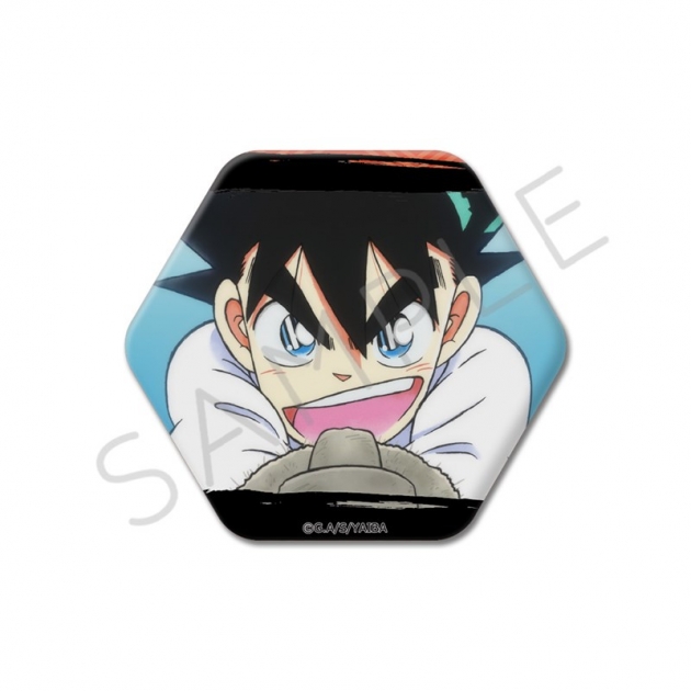 【グッズ-バッチ】TVアニメ『真・侍伝YAIBA』 六角形缶バッジ A (鉄 刃)
