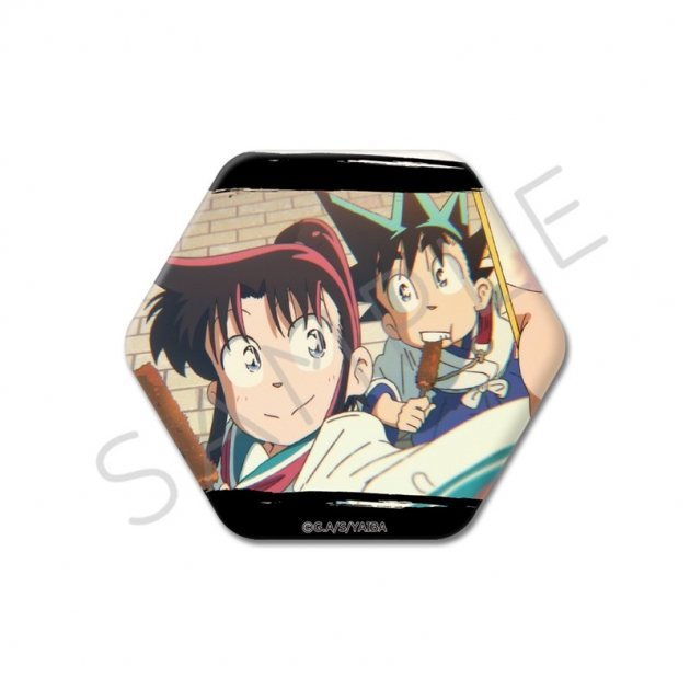 【グッズ-バッチ】TVアニメ『真・侍伝YAIBA』 六角形缶バッジ K (デザイン1)
