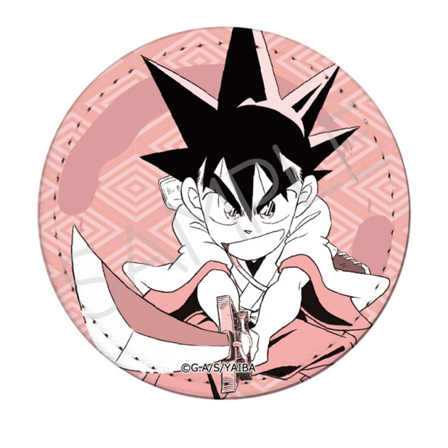 【グッズ-バッチ】TVアニメ『真・侍伝YAIBA』 レザーバッジ(丸形) A (鉄 刃)
