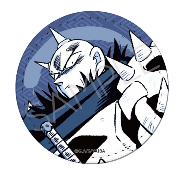 【グッズ-バッチ】TVアニメ『真・侍伝YAIBA』 レザーバッジ(丸形) C (鬼丸 猛)
