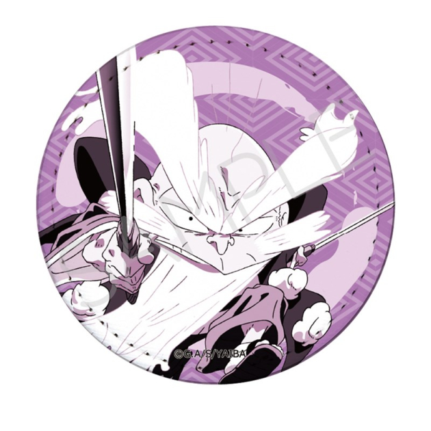 【グッズ-バッチ】TVアニメ『真・侍伝YAIBA』 レザーバッジ(丸形) D (宮本 武蔵)
