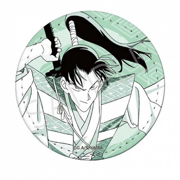 【グッズ-バッチ】TVアニメ『真・侍伝YAIBA』 レザーバッジ(丸形) E (佐々木 小次郎)
