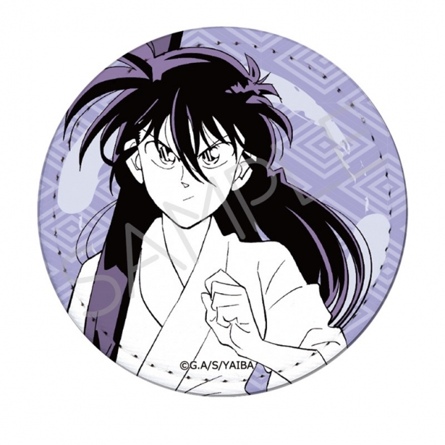 【グッズ-バッチ】TVアニメ『真・侍伝YAIBA』 レザーバッジ(丸形) F (大和 撫子)
