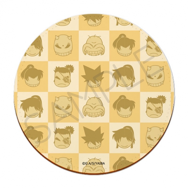 【グッズ-コースター】TVアニメ『真・侍伝YAIBA』 レザーコースター H (総柄)
