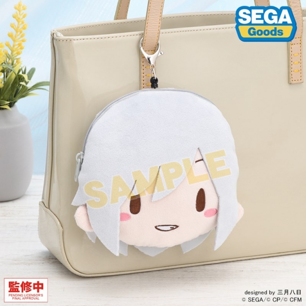 【グッズ-ポーチ】プロジェクトセカイ カラフルステージ! feat. 初音ミク ふわぷち リール付きフェイスポーチ 日野森 志歩
