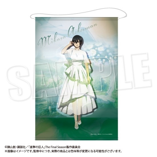 【グッズ-タペストリー】進撃の巨人 B2タペストリー《Reflect Memories ver.》(ミカサ)【アニメイト先行販売】
