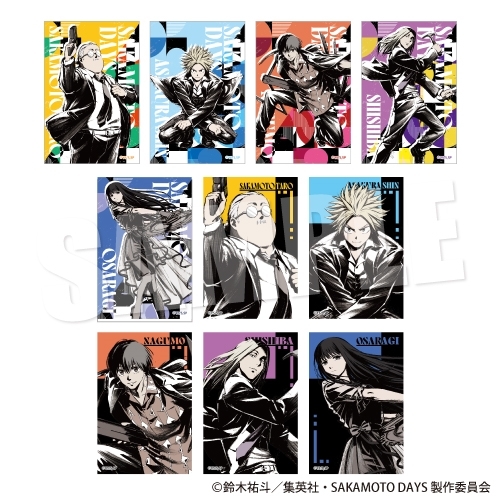 【グッズ-カード】SAKAMOTO DAYS トレーディングクリアカード《ネオ・ペインティング ver.》【アニメイト先行販売】