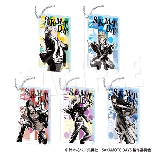 【グッズ-キーホルダー】SAKAMOTO DAYS トレーディングアクリルブロックキーホルダー《ネオ・ペインティング ver.》【アニメイト先行販売】